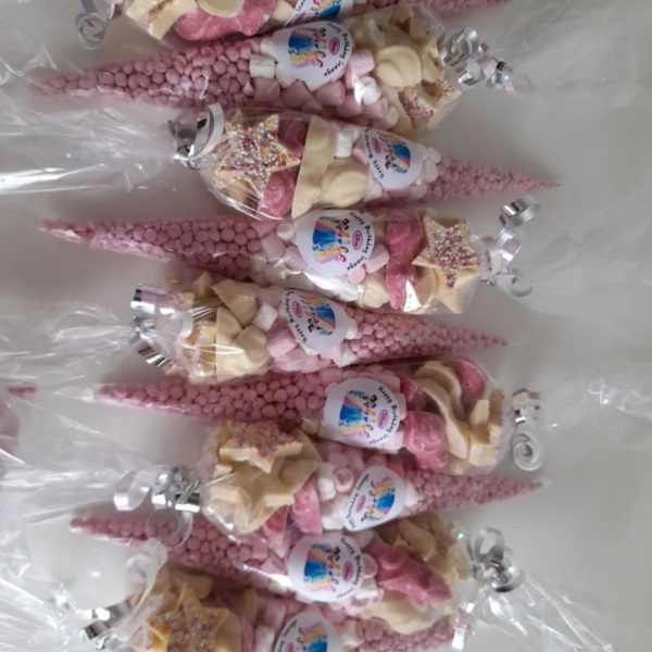 Personalised pink princess sweetcones
